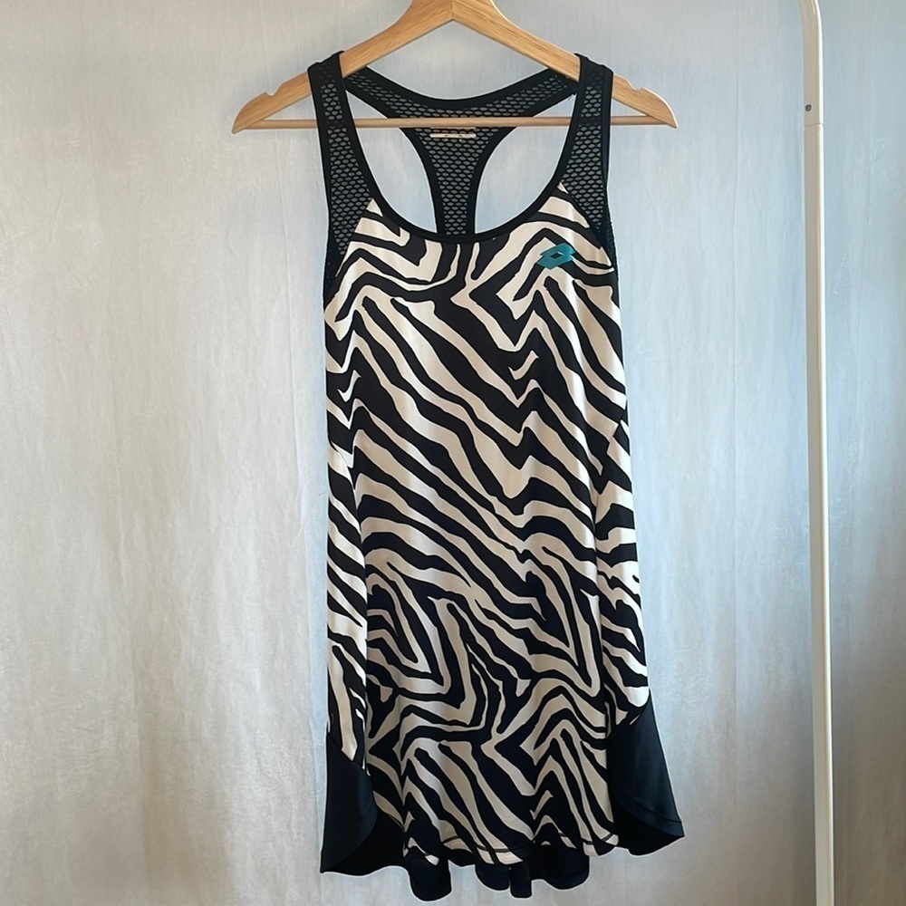 Lotto Zebre Dress tennis dress‎ - small - Excellent condition zebra print